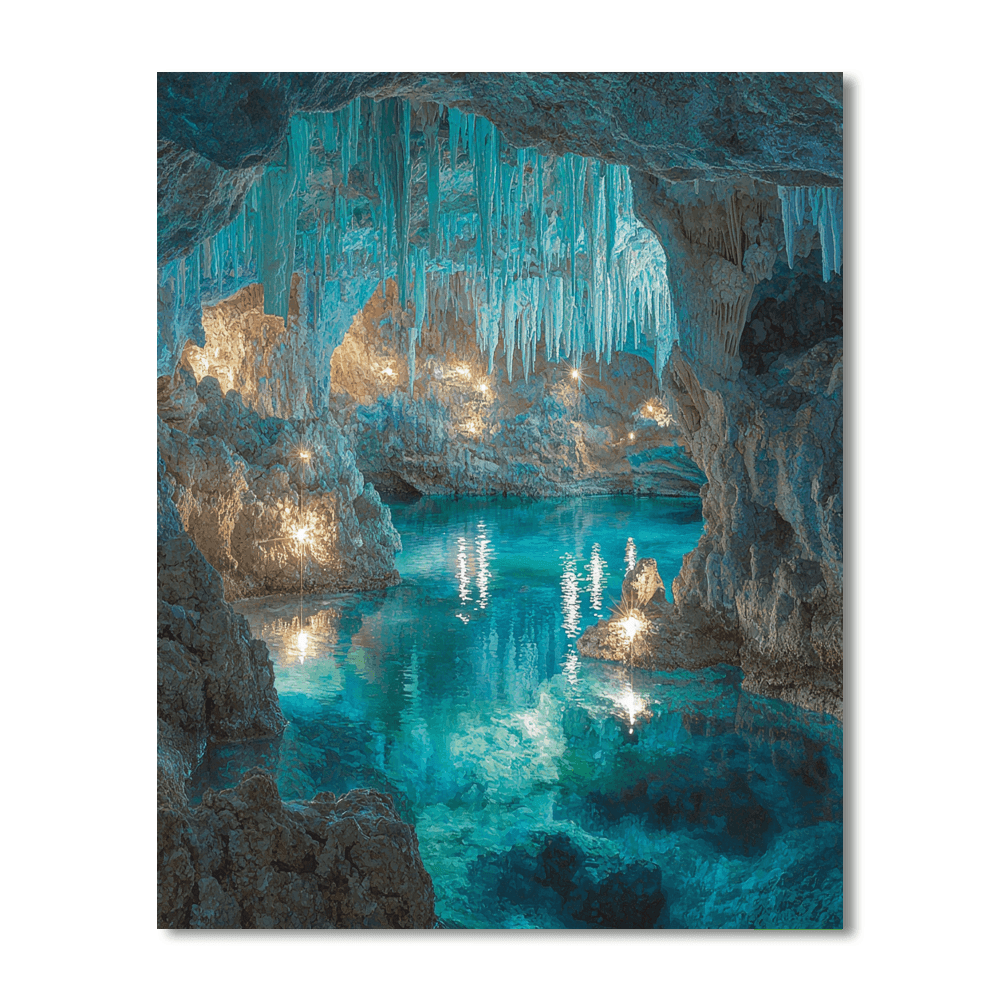 The Crystal Caves Numbered Painting Kits