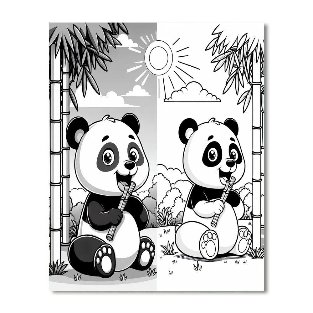 Happy Panda Painting By Numbers Kit