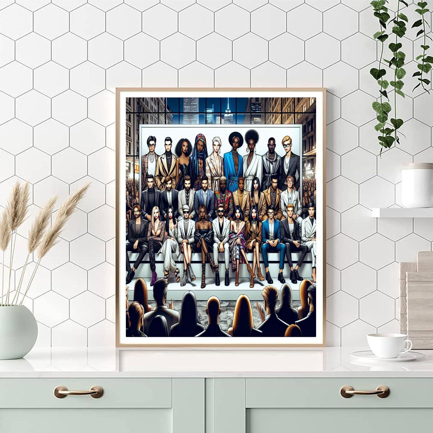 New York Fashion Week - United States Paint By Number