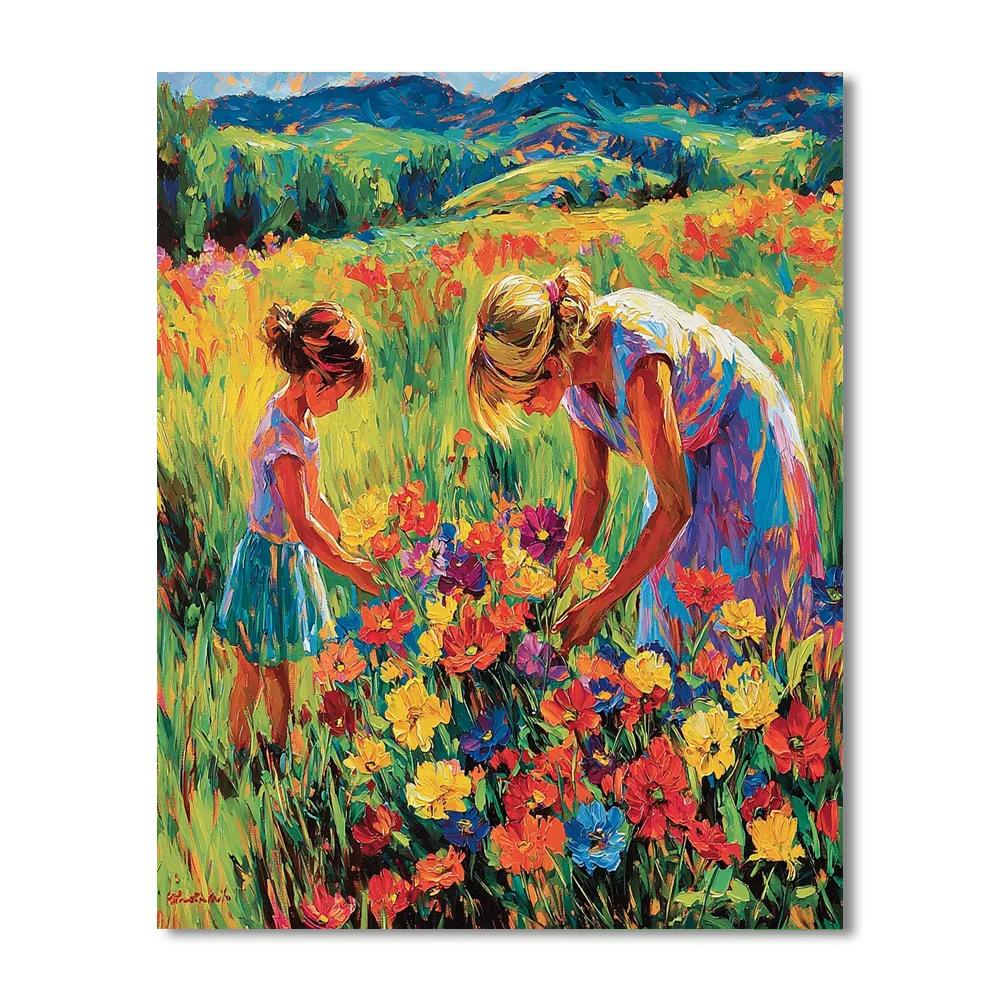 Happiness In The Little Things Number Painting