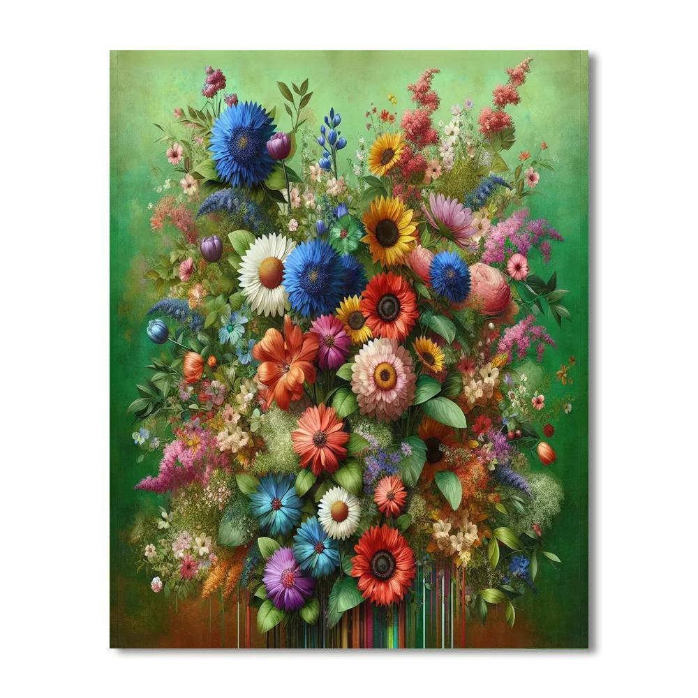 Vibrant Garden Of Dreams Paint By Numbers Kits