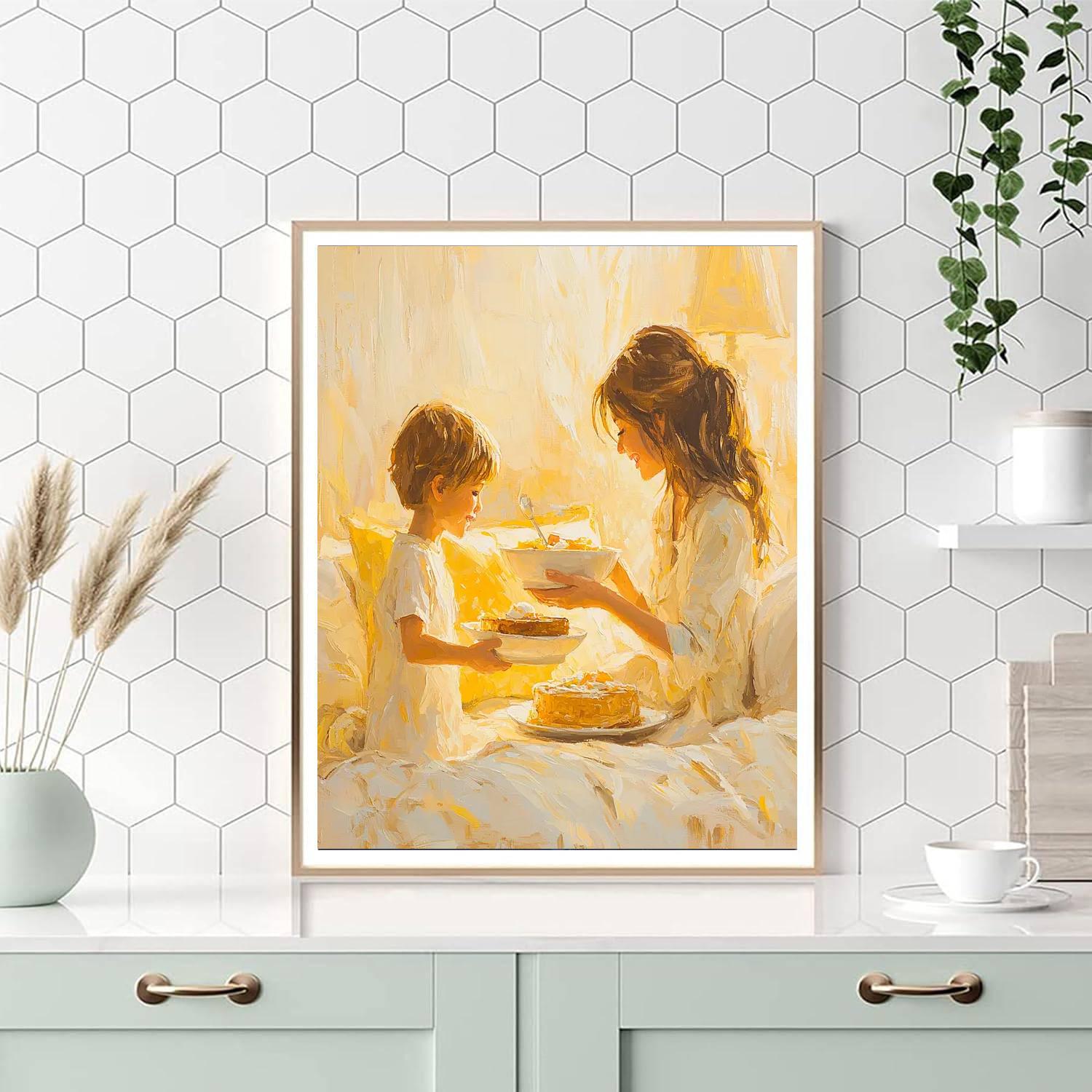 Loving Breakfast In Bed Paint By Numbers
