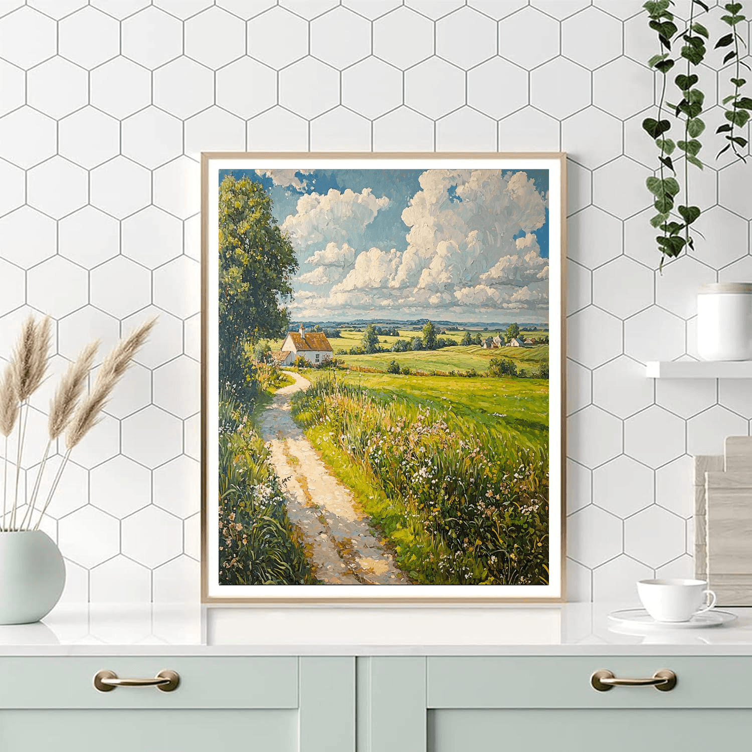 John Constable Inspired Rustic Countryside Serenade  Paint By Number