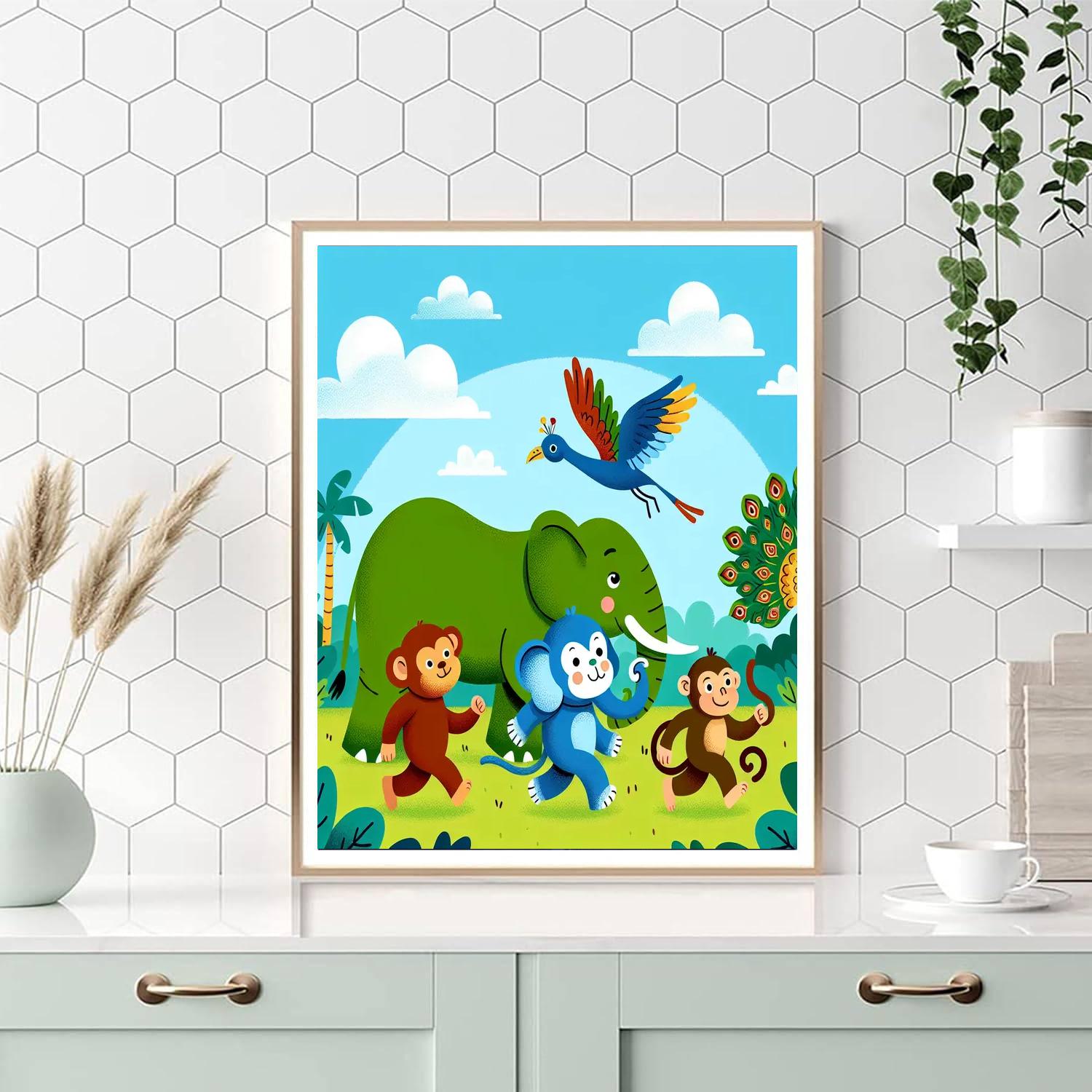 Animal Parade Adventure Paint By Number