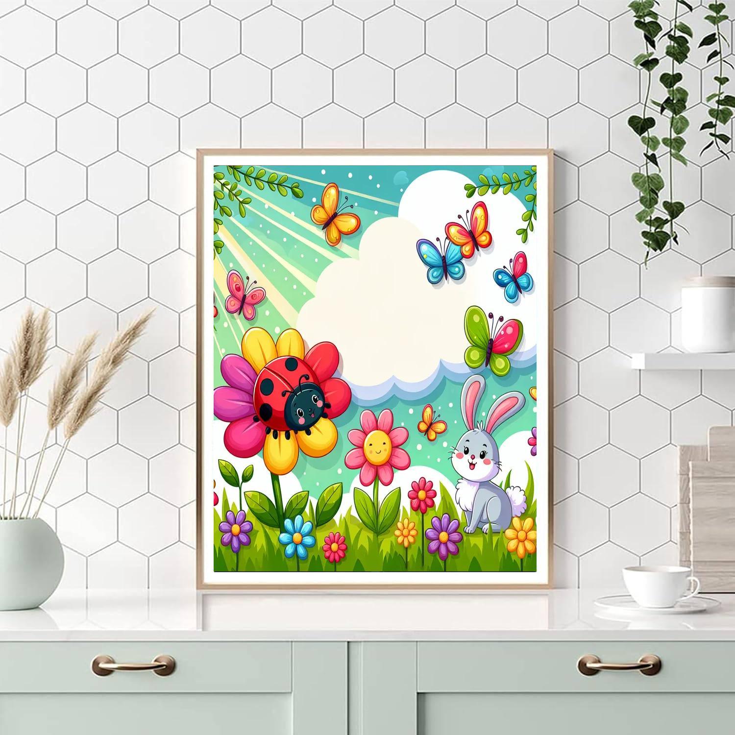 Garden Of Friendly Critters DIY Paint By Numbers