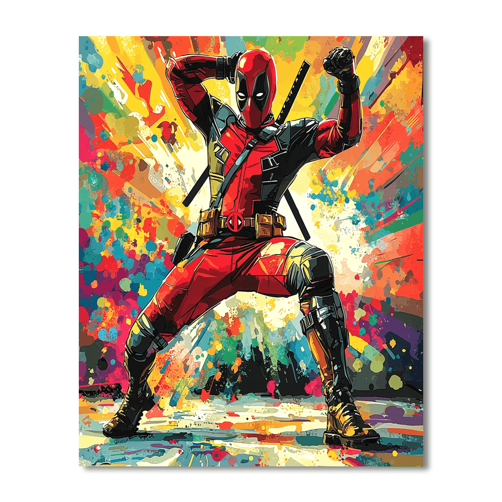 Ryan Reynolds: Unmasking The Charismatic Merc With A Mouth Painting By Numbers Kit
