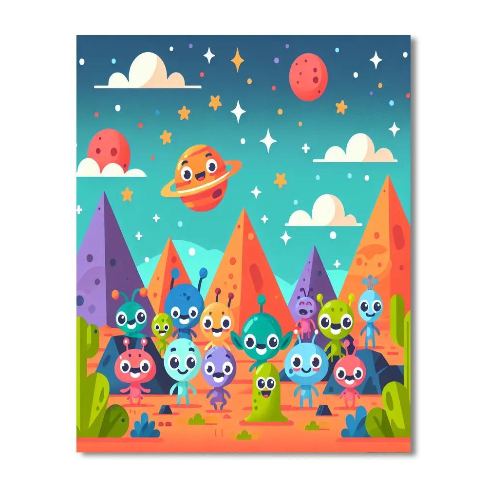 Exploration On Mars Paint By Numbers Kits