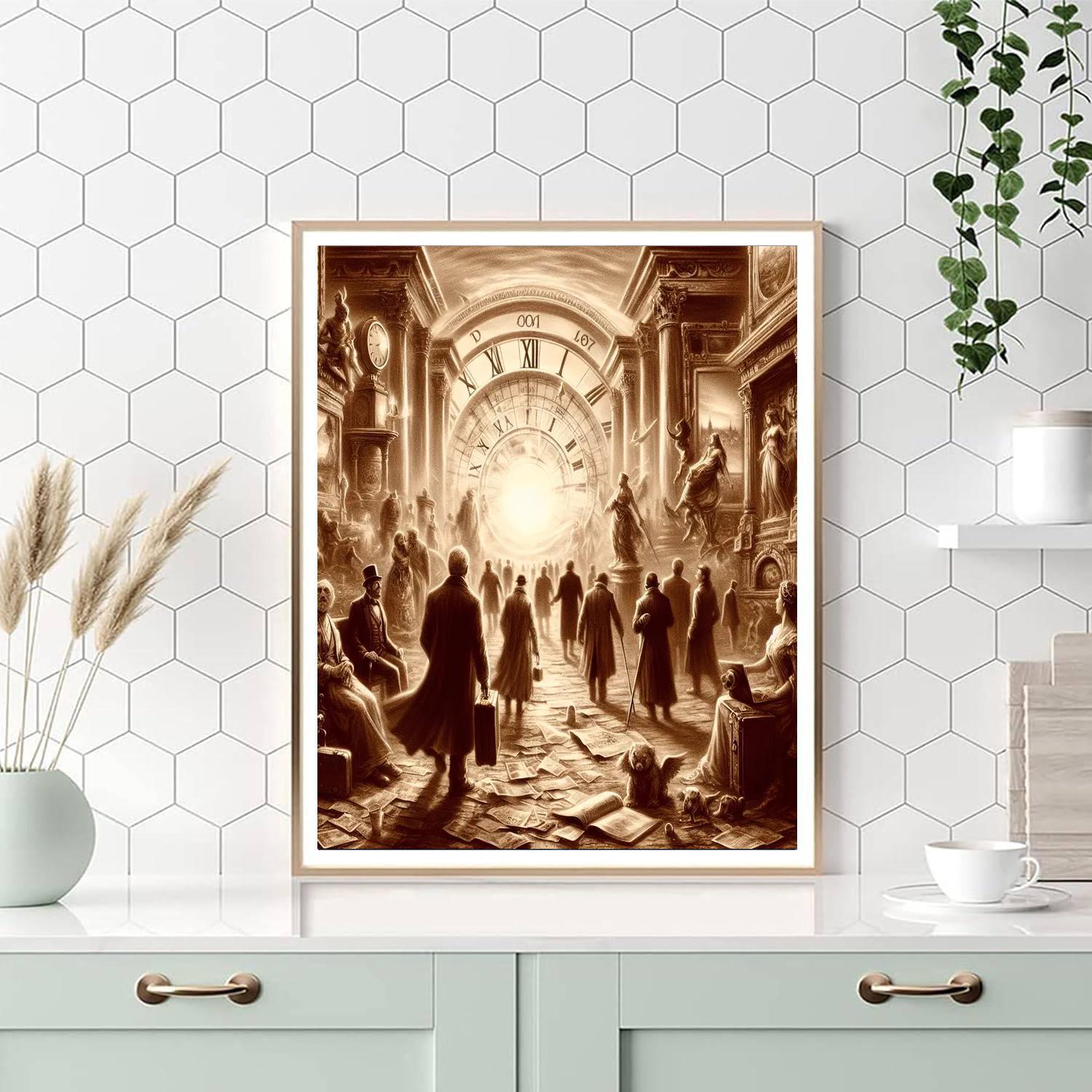 Historic Time Traveler Paint By Color