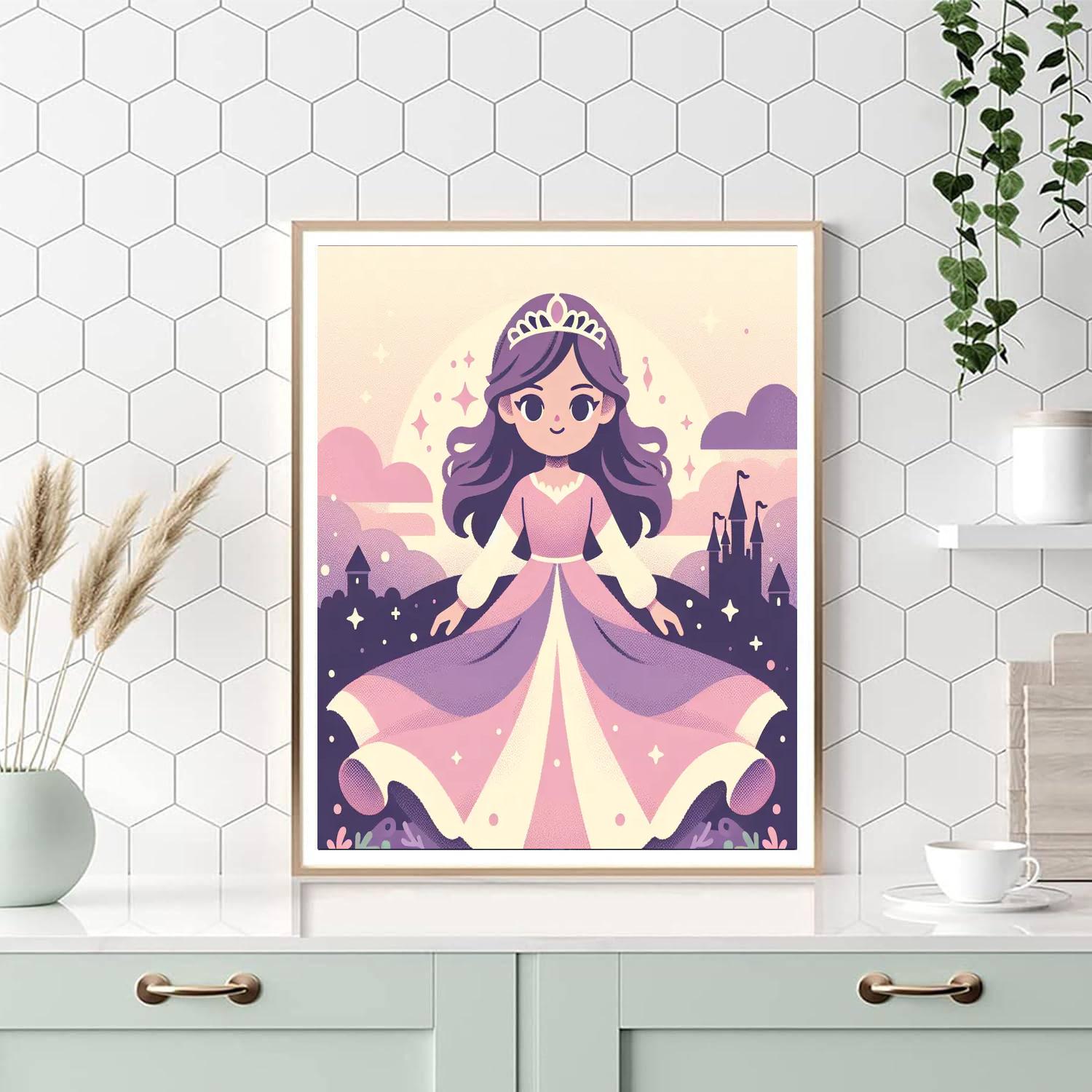 Royal Princess Fantasy Paint By Numbers Art