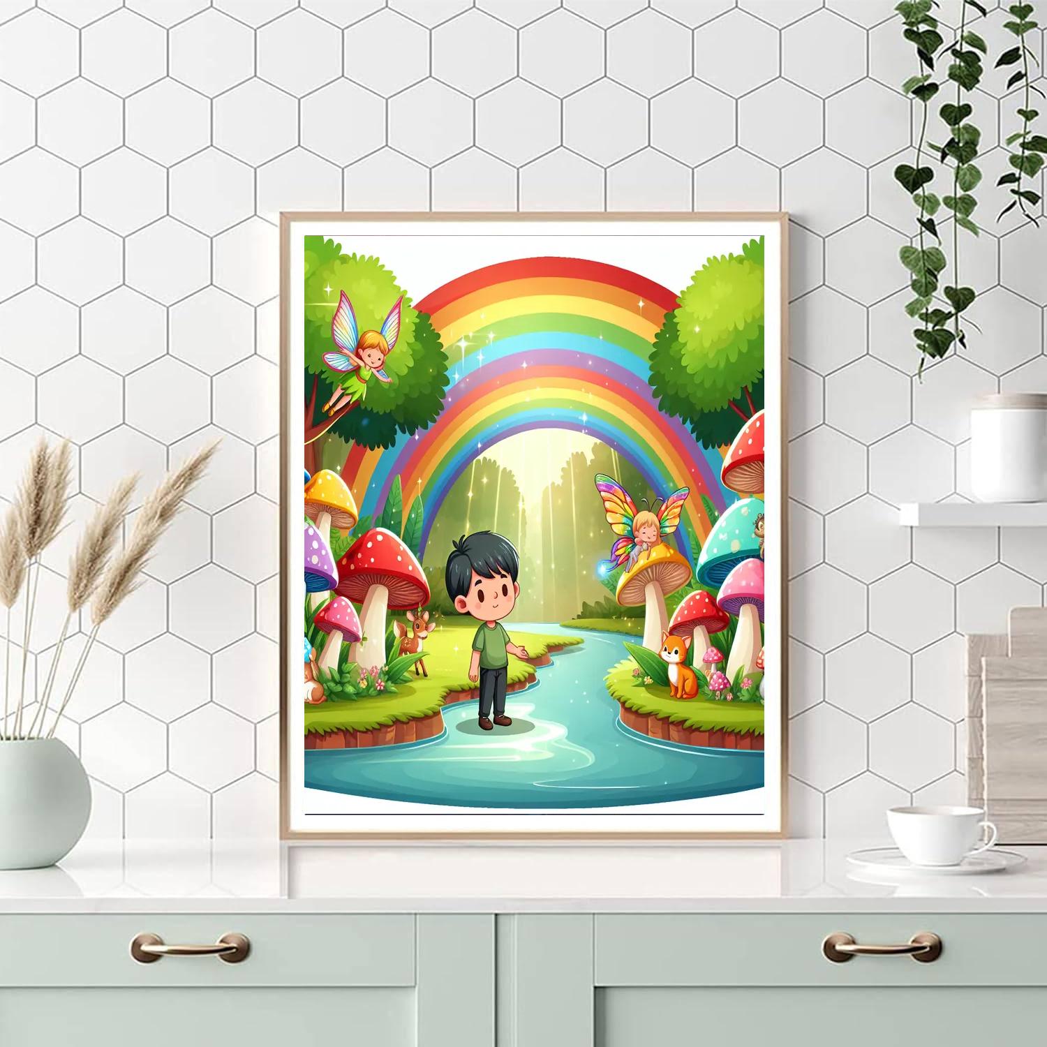 Fairy Tale Woodland Walk Painting Number Kit