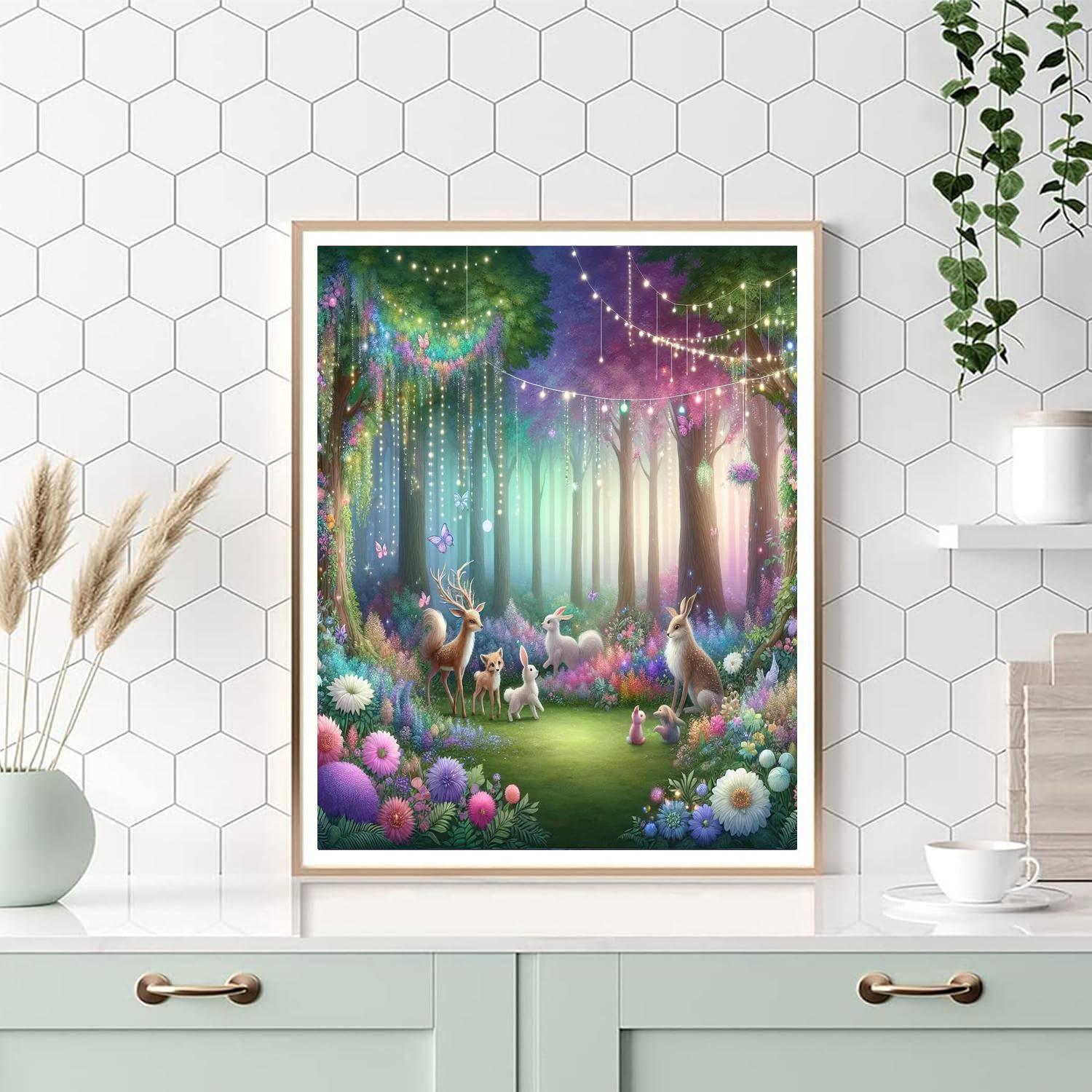 Mystical Woodland Escape Paint By Numbers