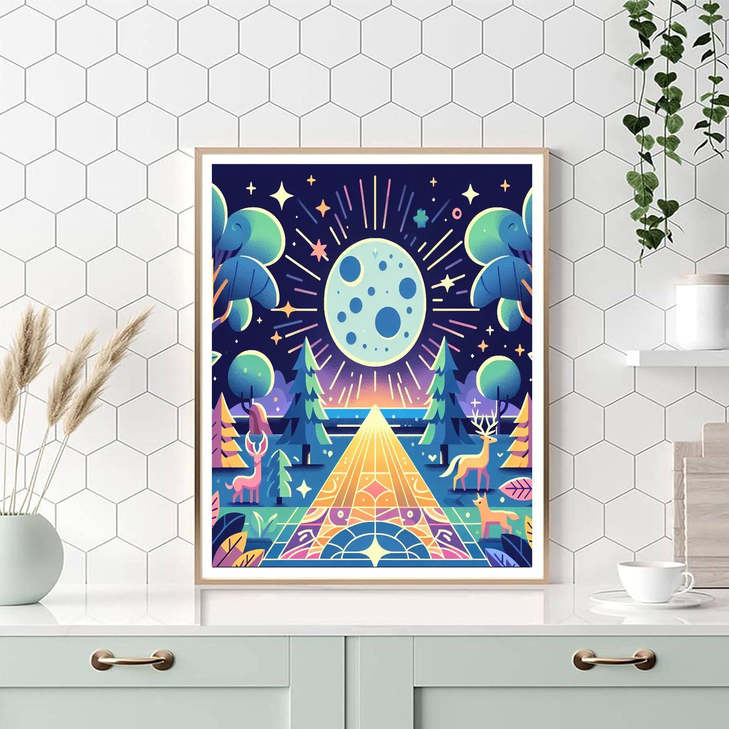 Moonlit Adventure Quest Paint By Number