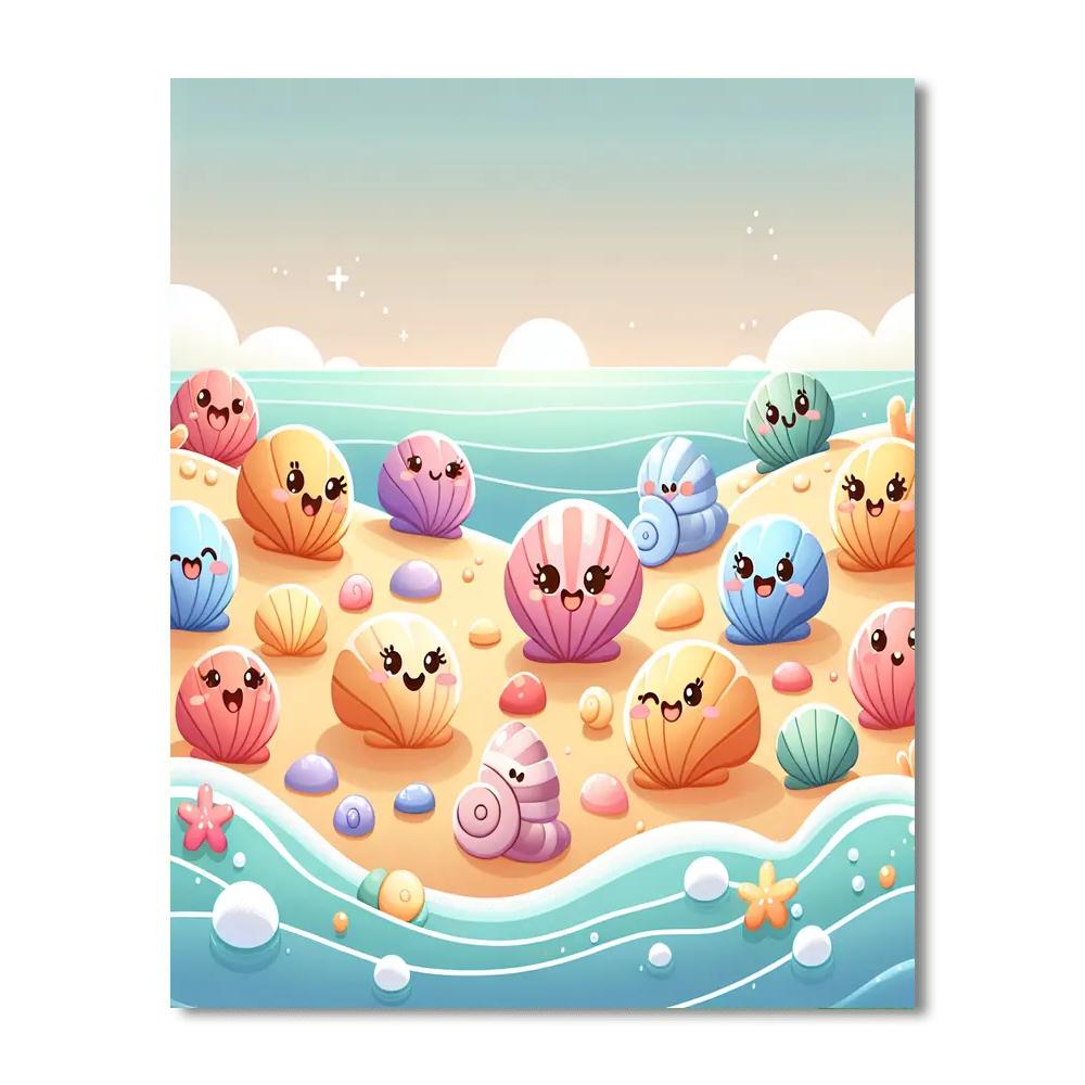 Serenade Of The Seashells Numbered Painting Kits