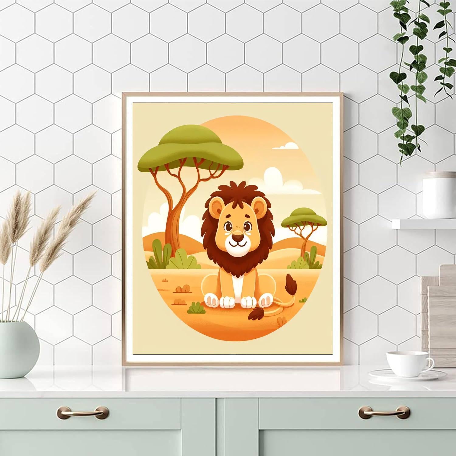 Safari Adventure With Leo The Lion Paint By Numbers