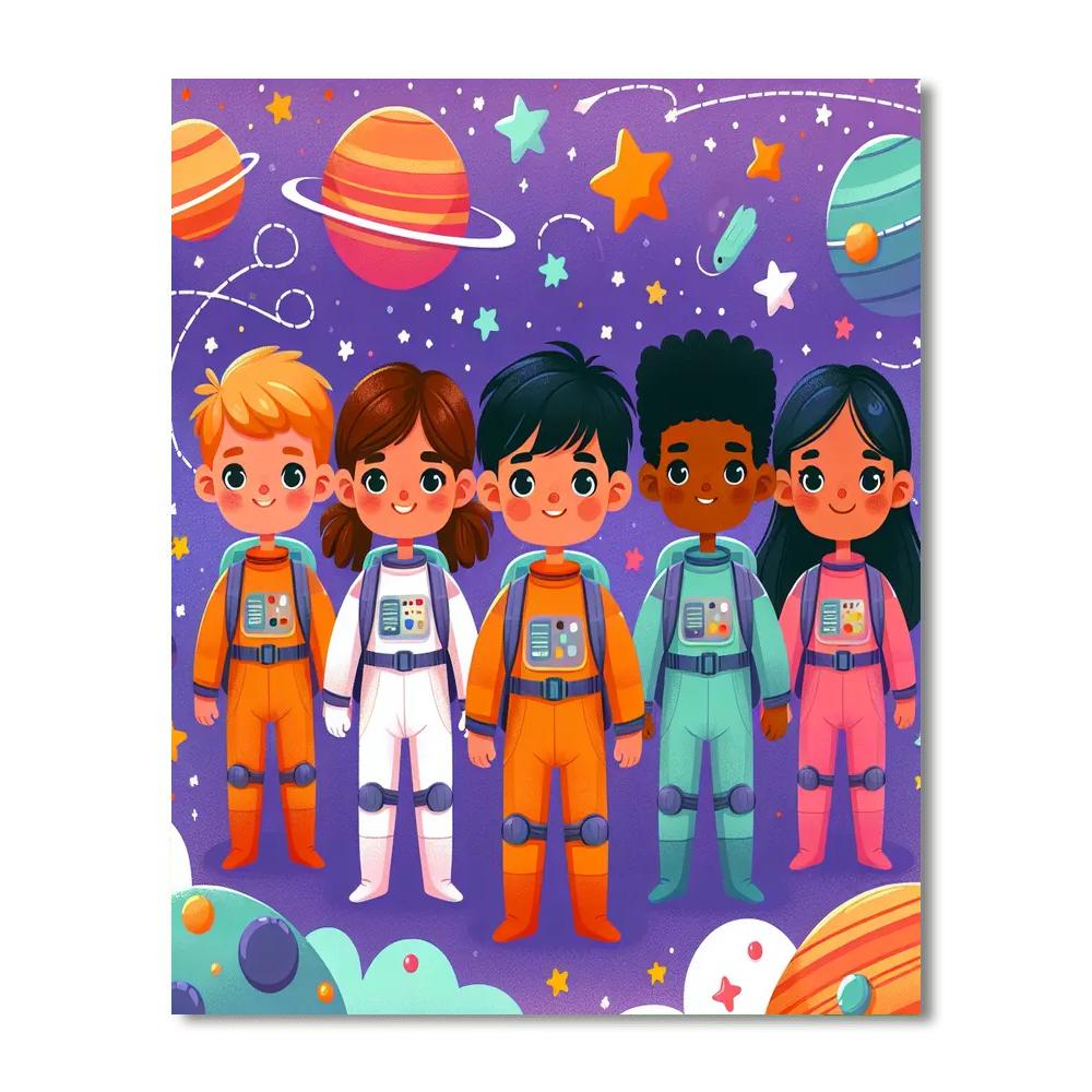 Galaxy Getaway Numbered Painting Kits