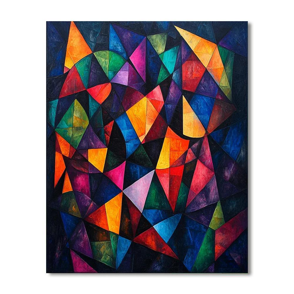 Kazimir Malevich Inspired Reflections On Abstraction  Number Painting