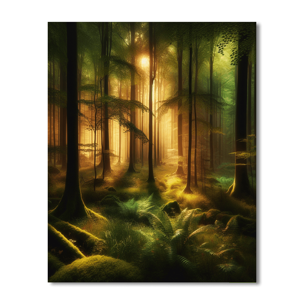 Dreamy Forest Enchantment Painting By Numbers Kit