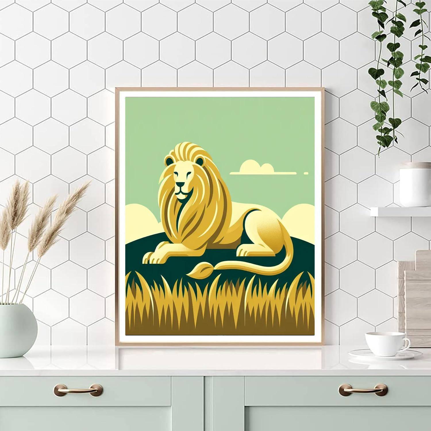 Lazy Lion Lounge Paint By Color