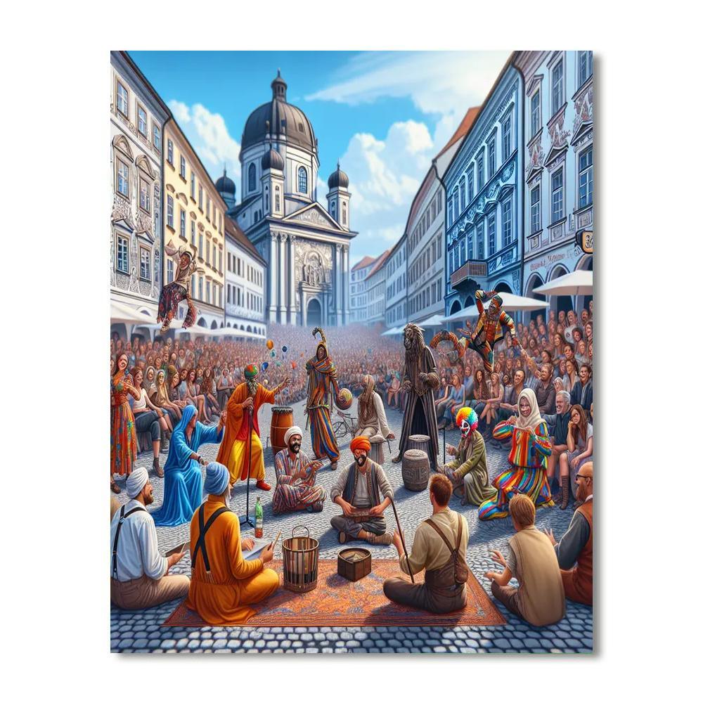 Pflasterspektakel - Linz DIY Paint By Numbers