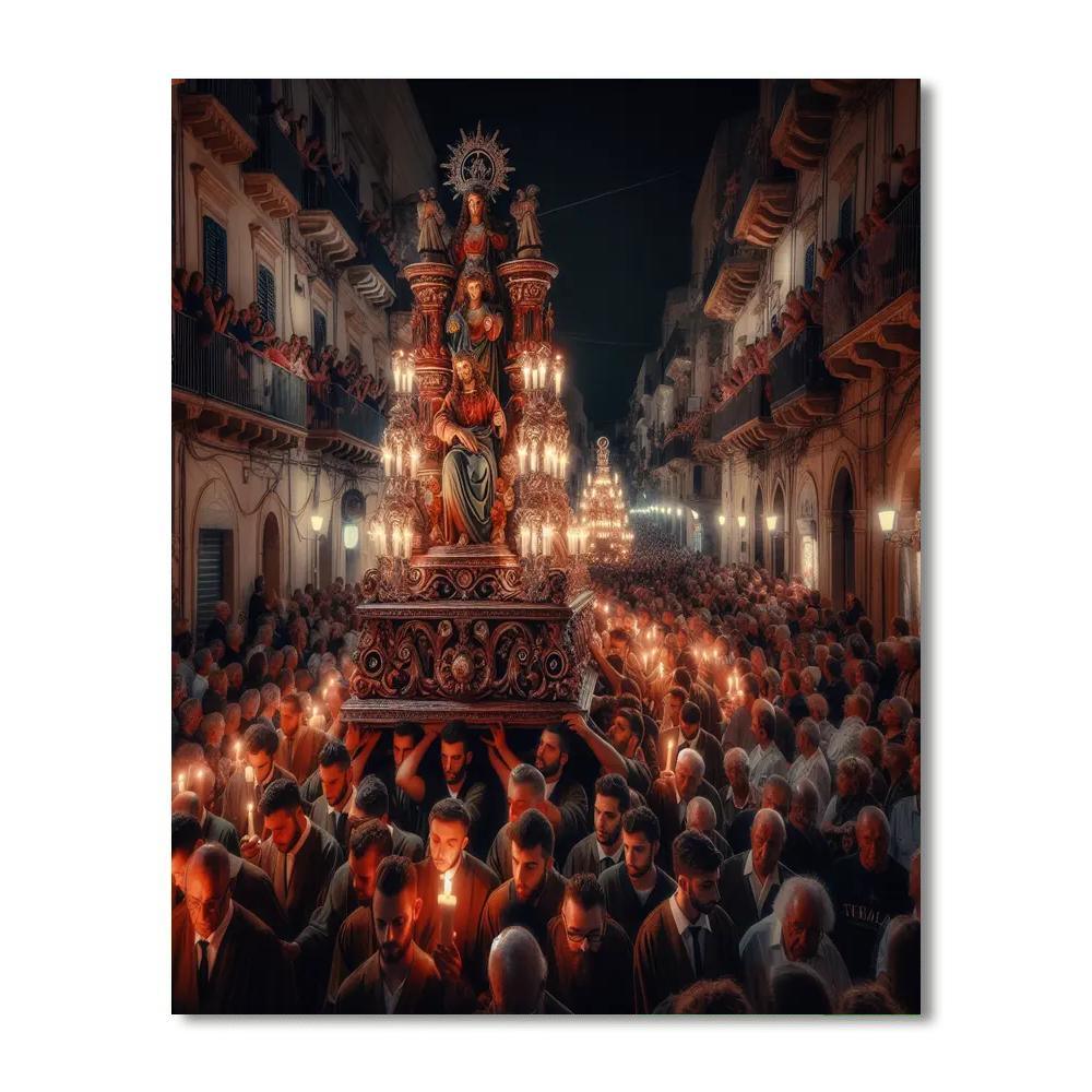 Settimana Santa - Italy Painting By Numbers Kit