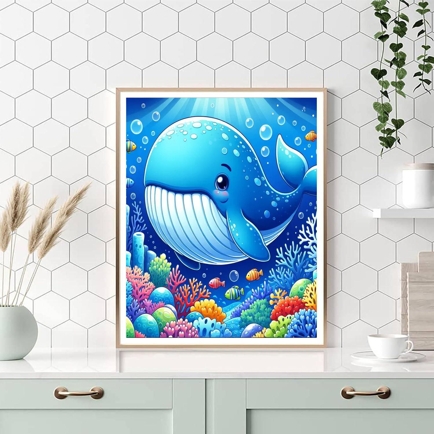 Wacky Whale Adventure Paint By Numbers