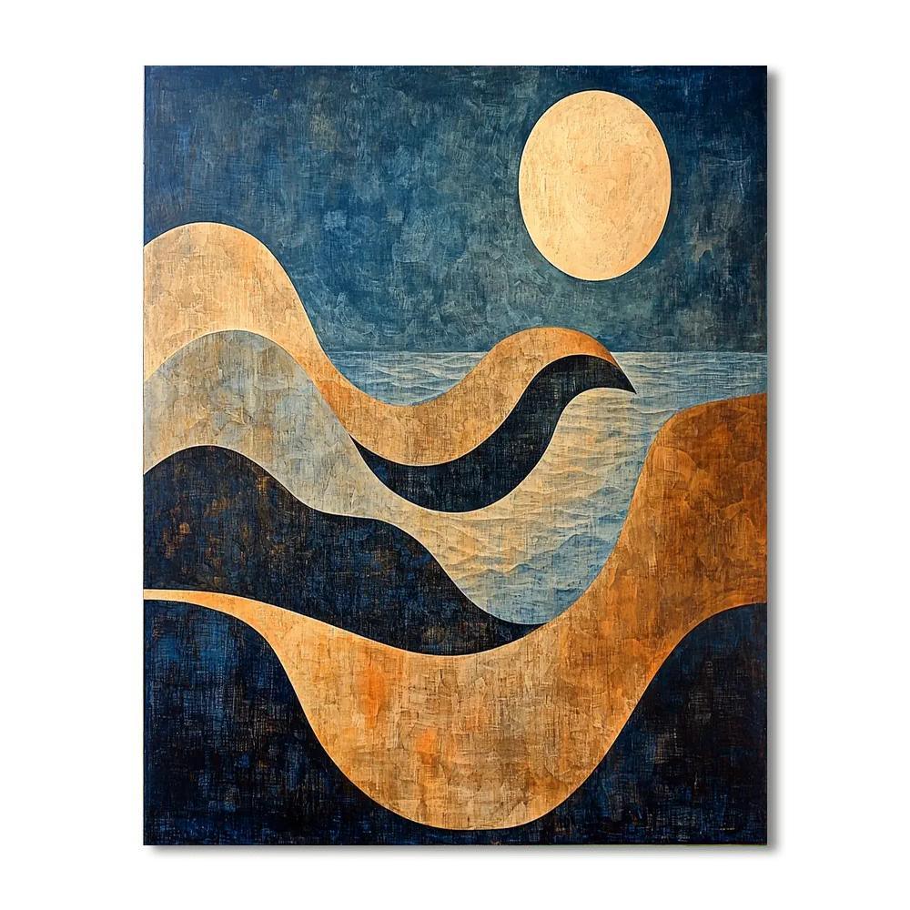 Max Ernst Inspired Dreamscape Of Elements  Painting By Numbers Kit