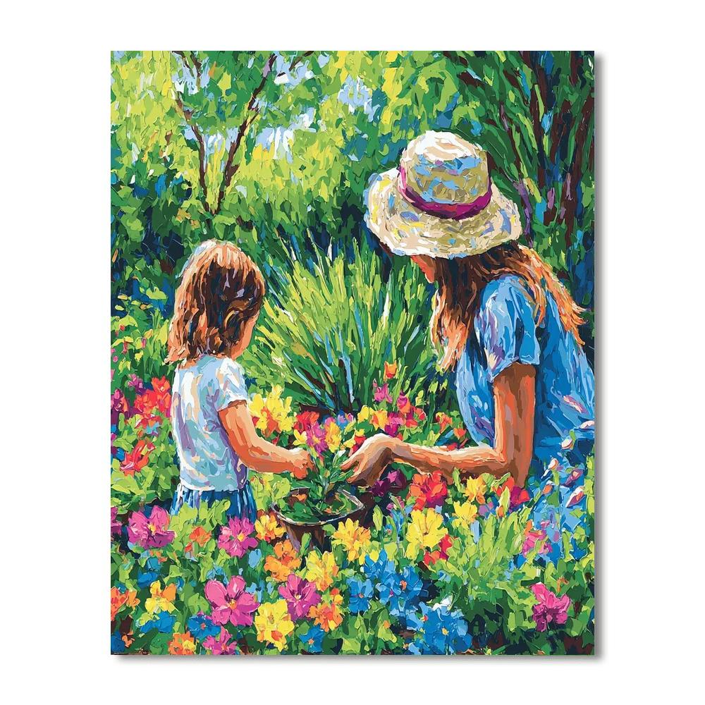 Garden Of Motherly Affection Painting By Numbers Kit