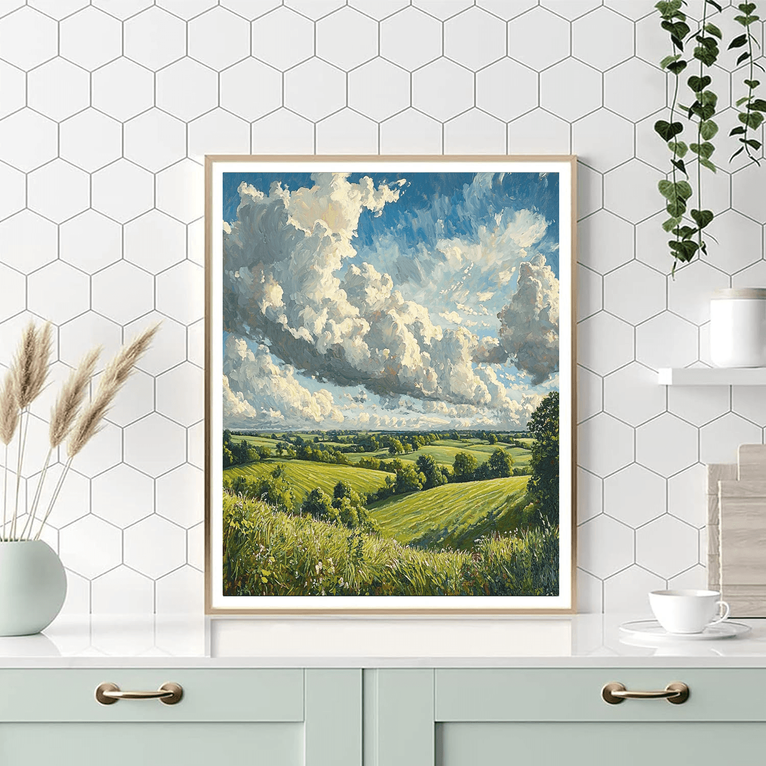 John Constable Inspired Constable's Countryside Tranquility  Painting By Numbers Kit