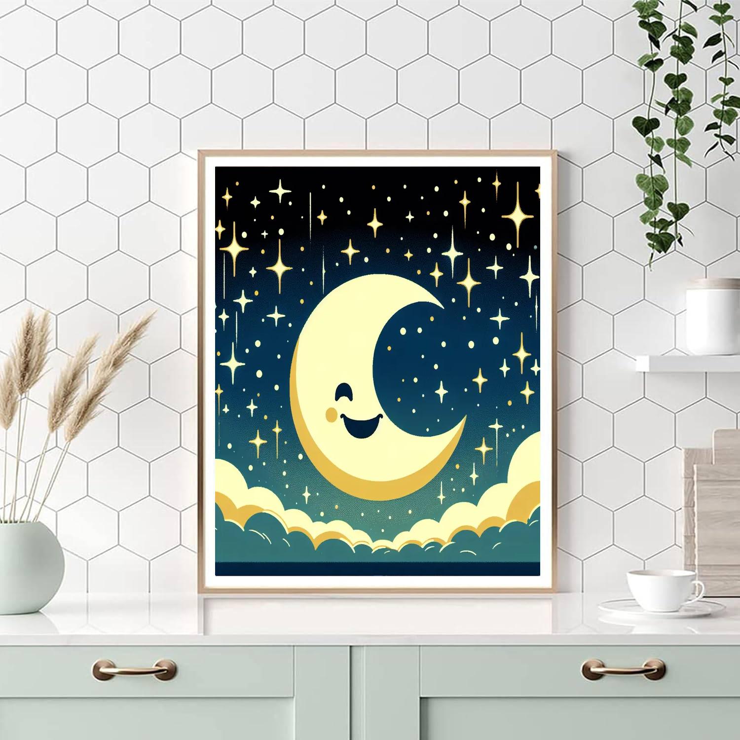 Mystic Moon Paint By Numbers Art