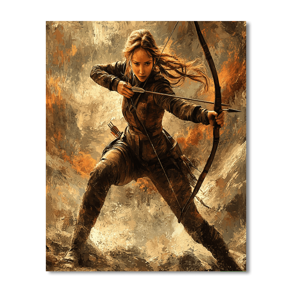 Jennifer Lawrence: Breaking Boundaries With The Hunger Games Paint By Number