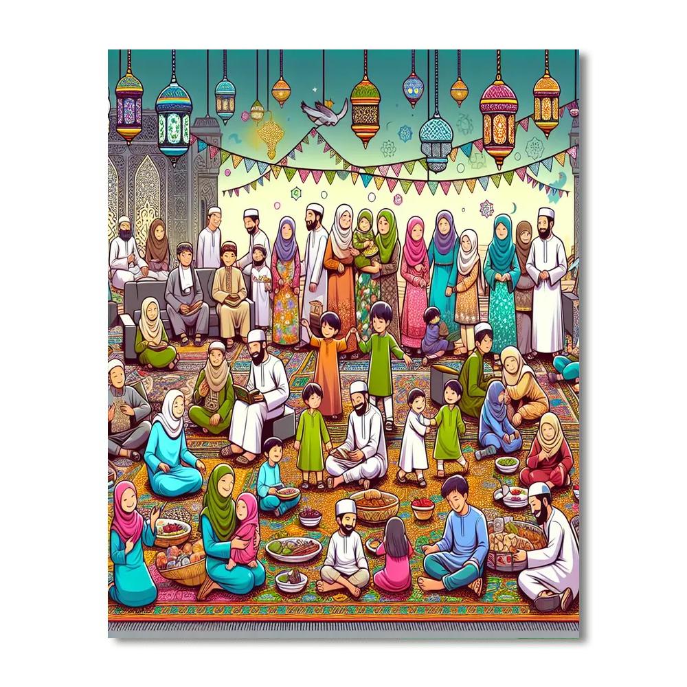 Festival Of Sacrifice (eid Al-adha) DIY Paint By Numbers