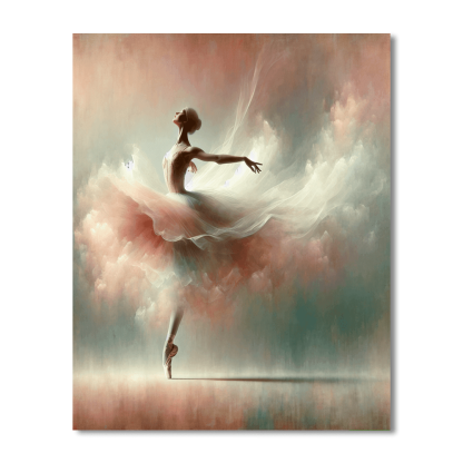 Ethereal Ballet Grace Painting Number Kit