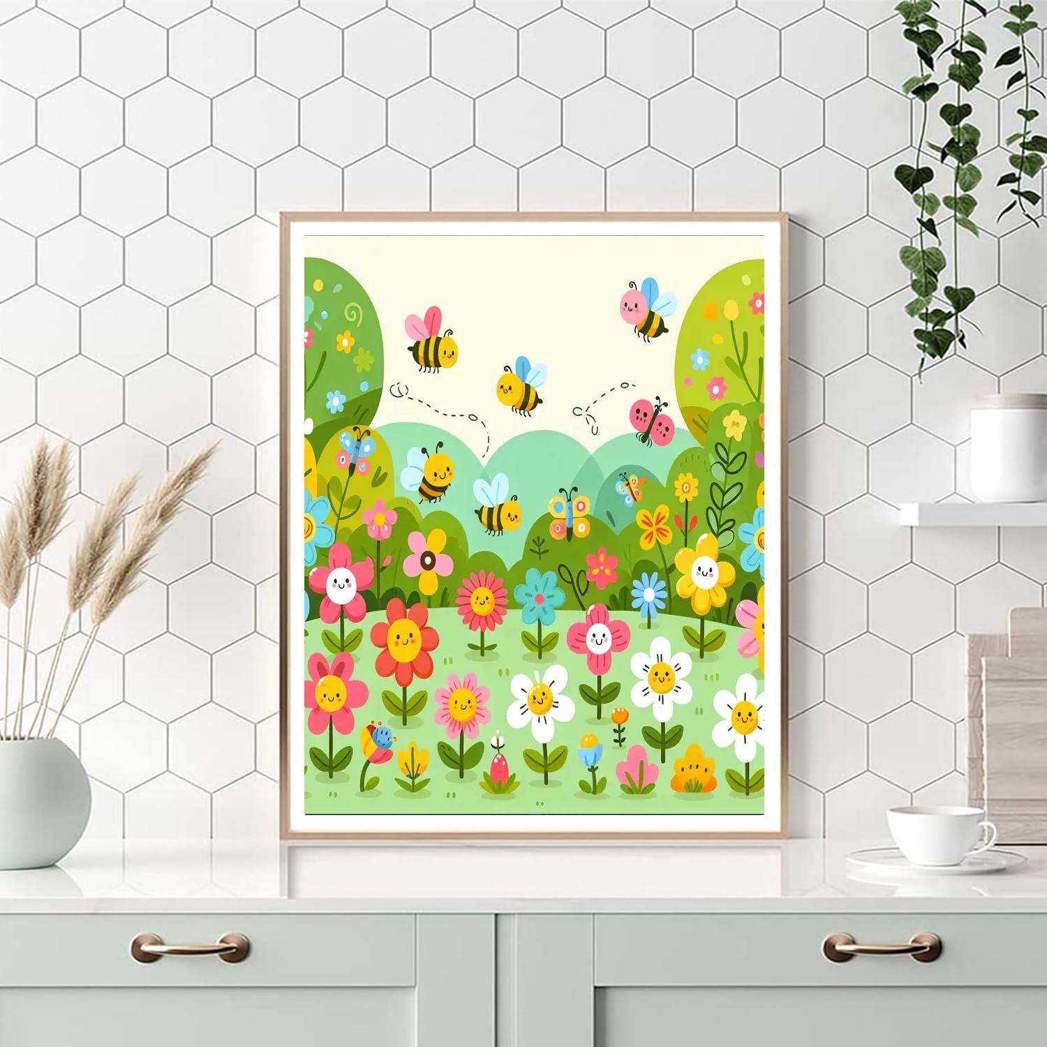 Butterfly Garden Gathering Paint By Color