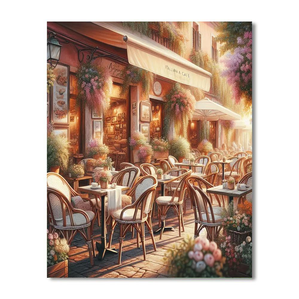 Charming Italian Café Paint By Color