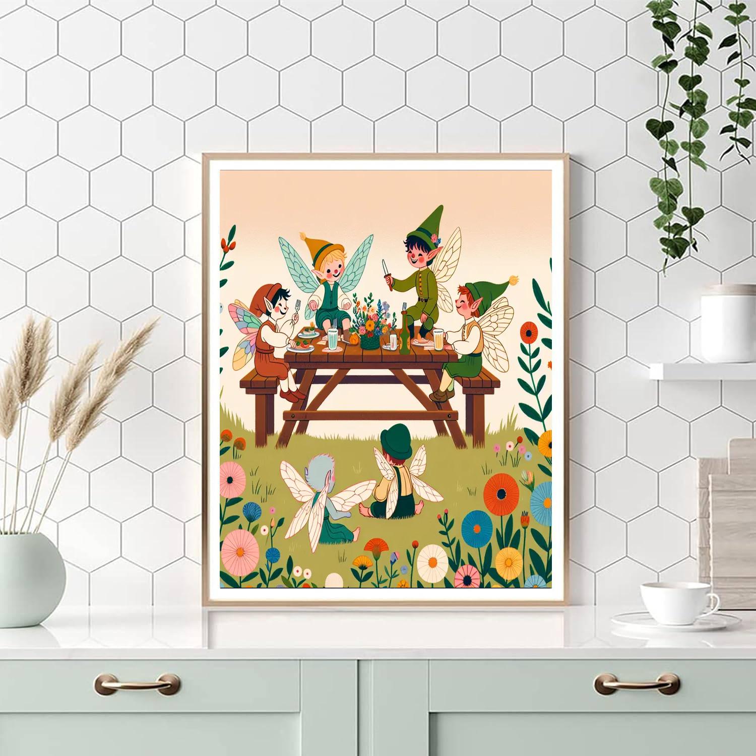 Pixie Picnic Paint By Numbers Kits