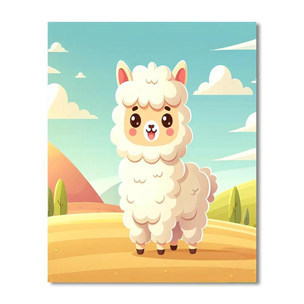 Adventure Alpaca Painting By Numbers Kit