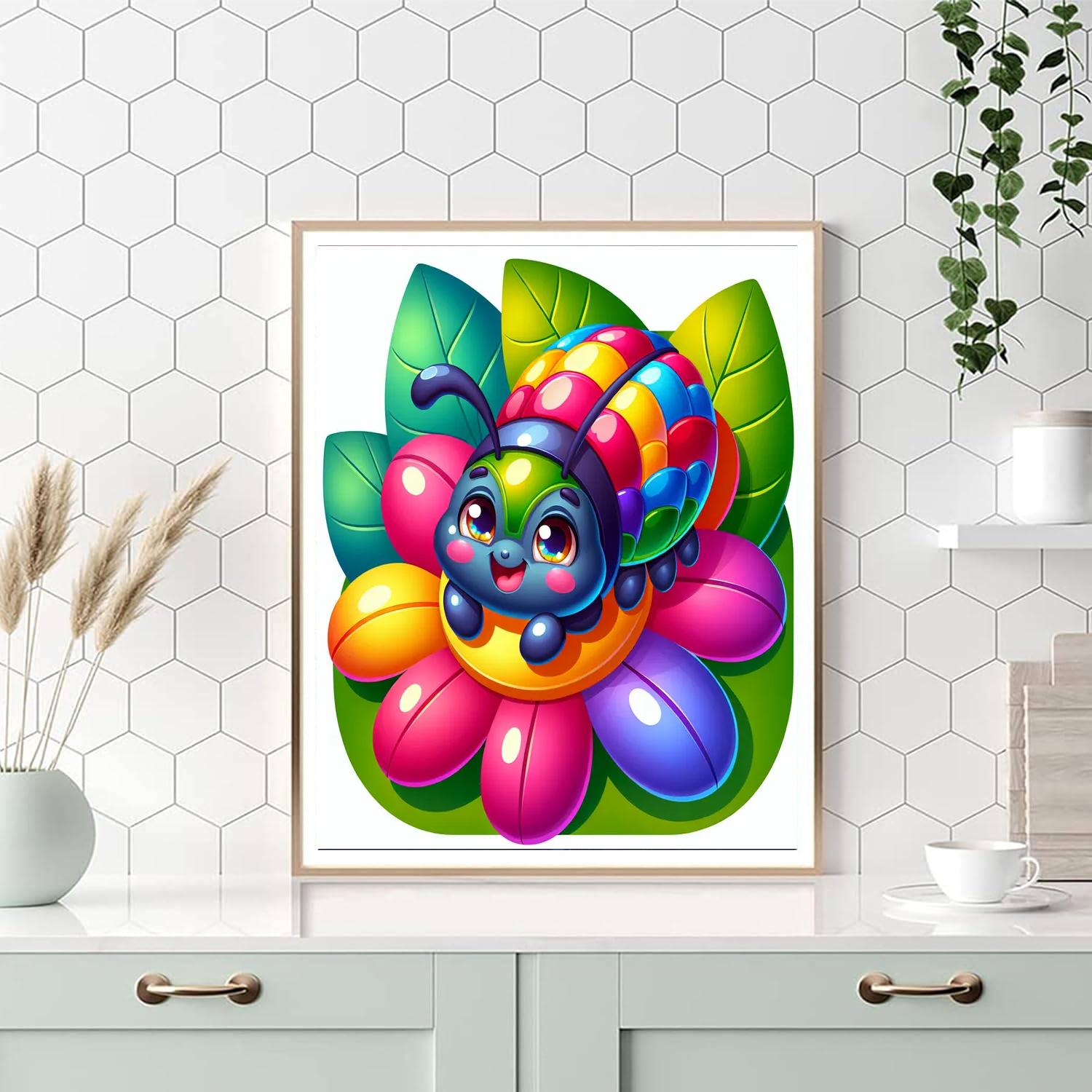 Charming Beetle Paint By Numbers Kits