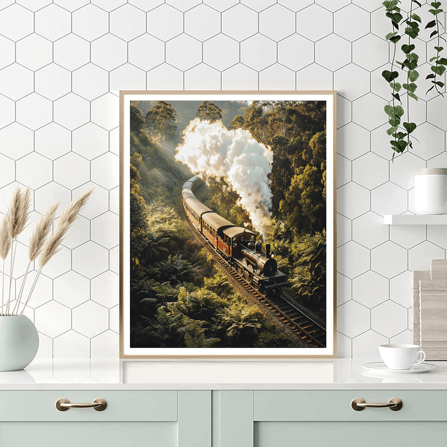 Puffing Billy Railway - Australia Number Painting