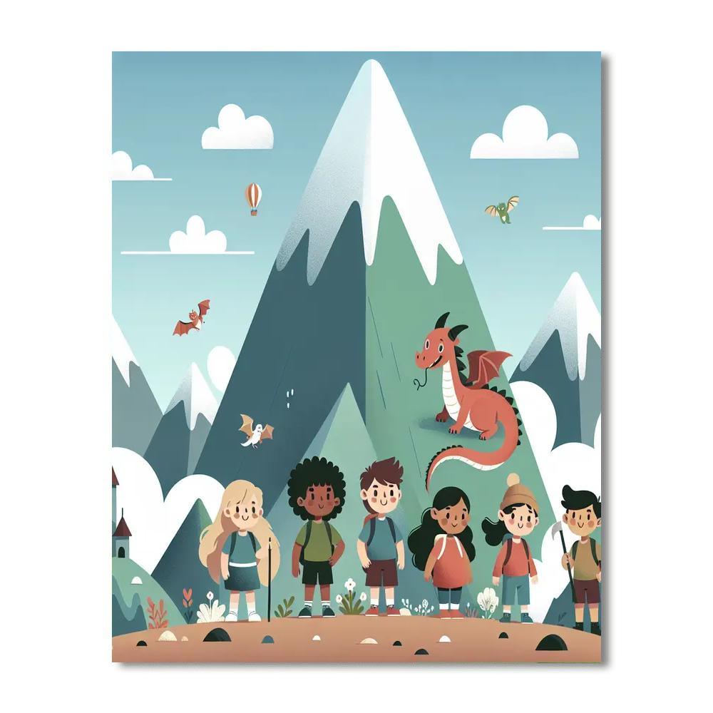 Adventure At Dragon’s Peak Paint By Color