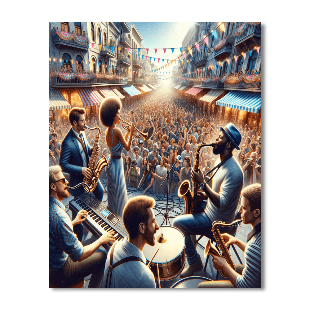Montreal Jazz Festival - Quebec Numbered Painting Kits