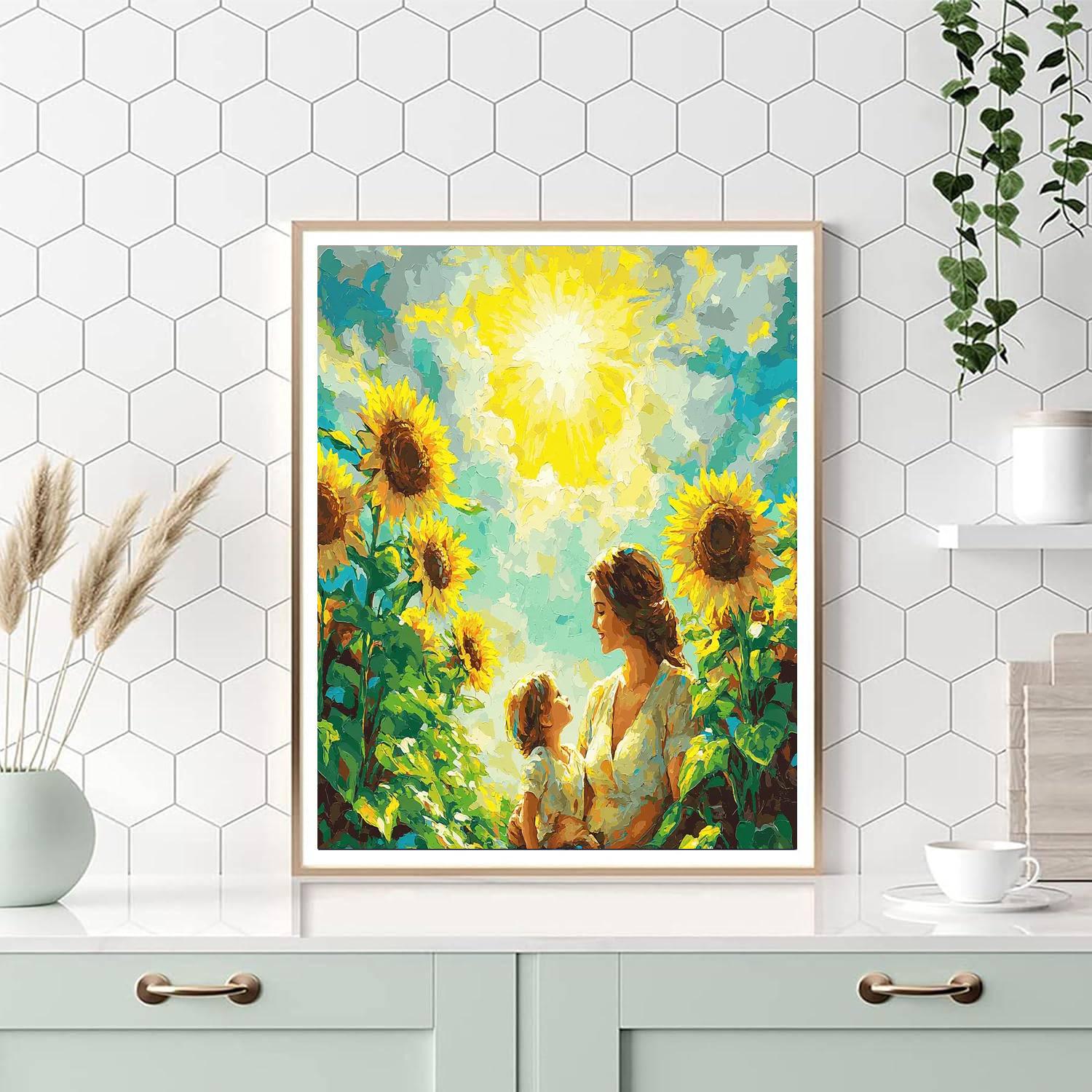 Sunflower Hug Paint By Numbers Kits