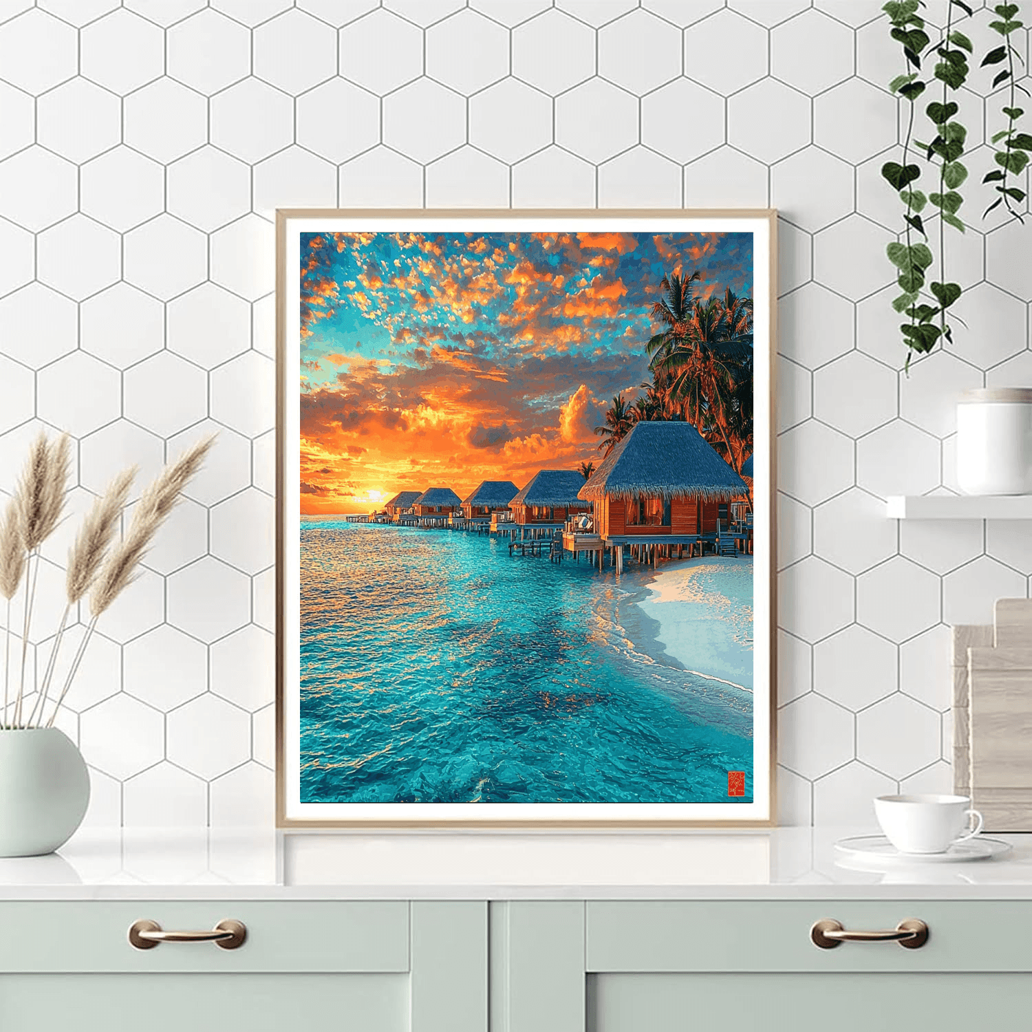 Maldives Paint By Numbers Kits