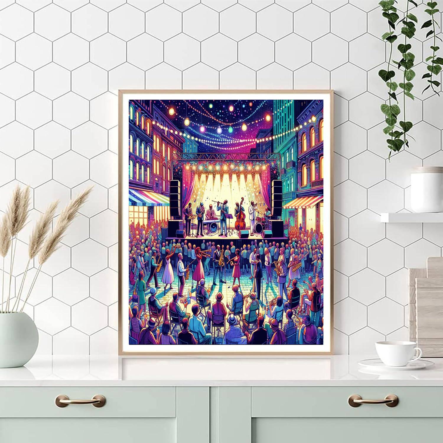 Festival Internacional De Jazz De Montreal - Montreal Numbered Painting Kits