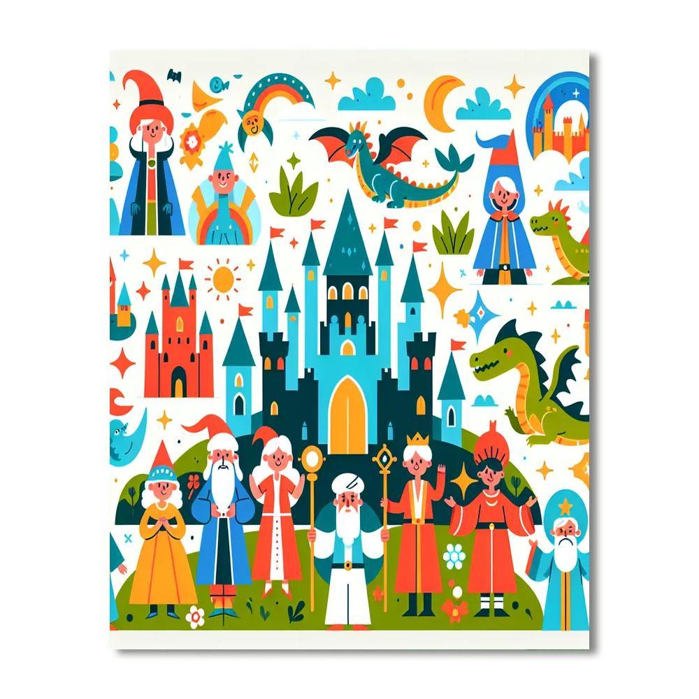 Fantasy Kingdom Chronicles Paint By Numbers Kits
