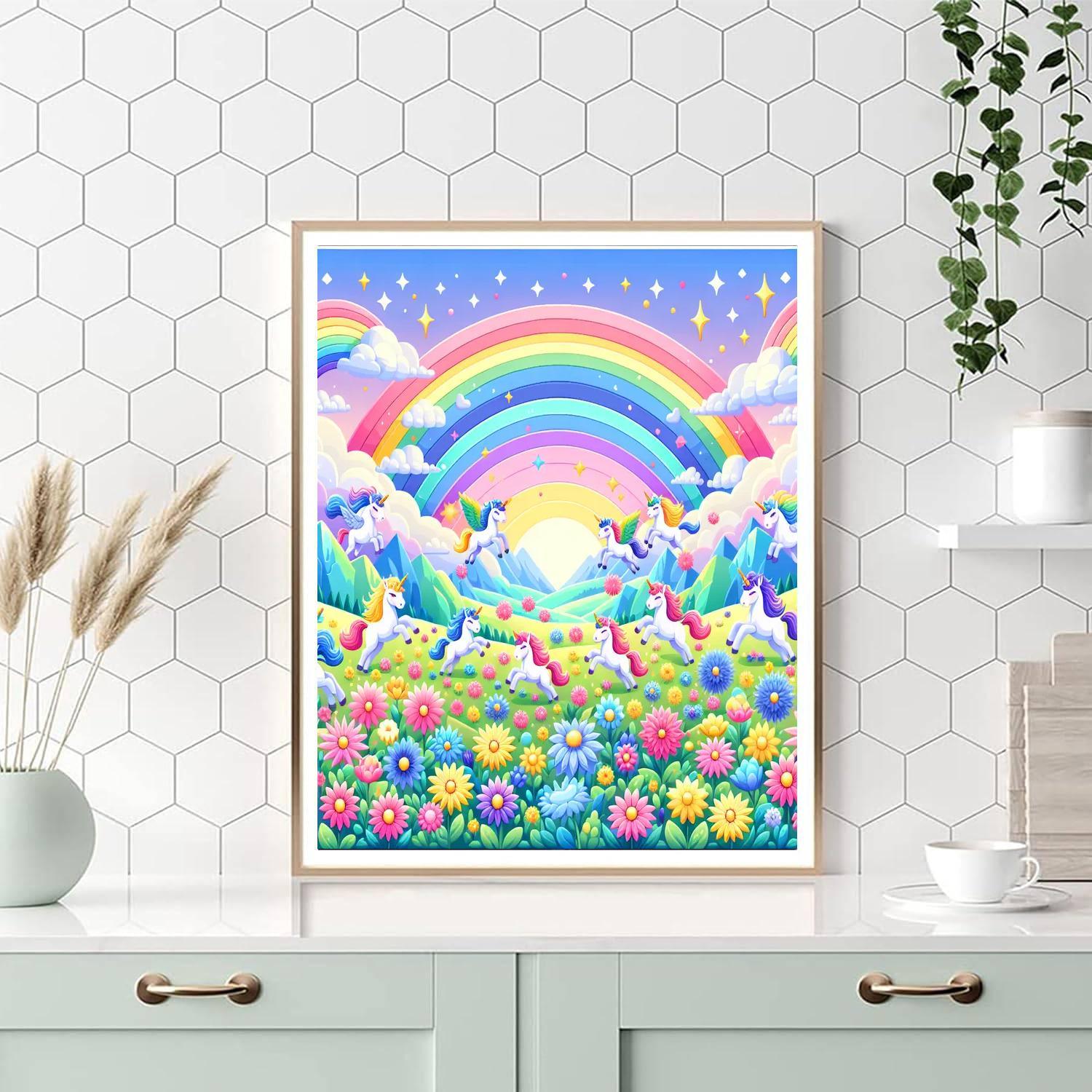Fantasy Adventure With Unicorns Paint By Number