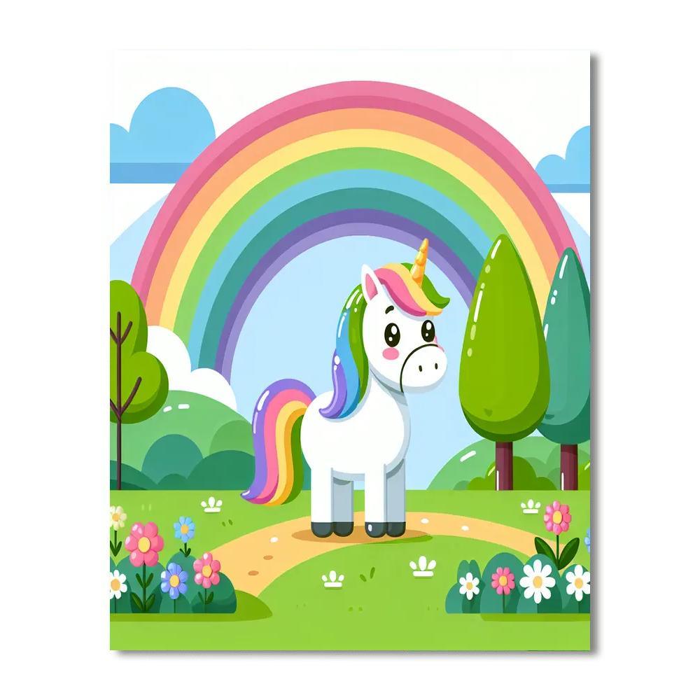 Mystical Unicorn Paradise Numbered Painting Kits