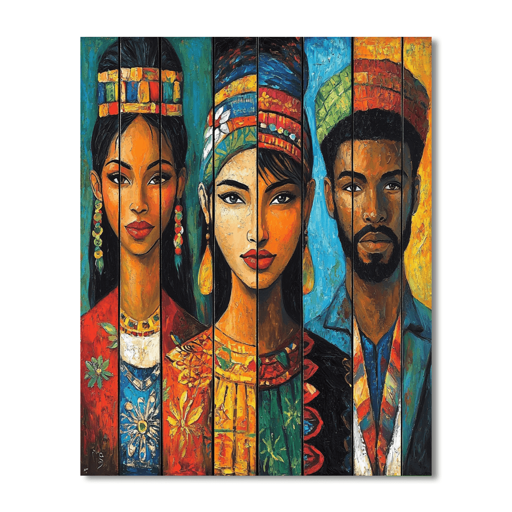 Amedeo Modigliani Inspired Cultural Heritage Portraits  Painting By Numbers Kit