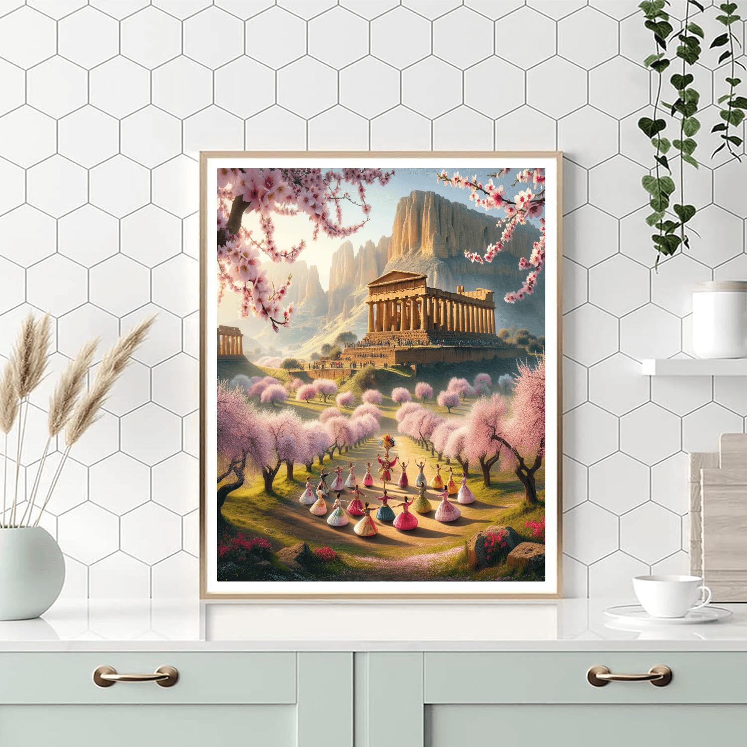 Almond Blossom Festival - Agrigento, Italy Paint By Number