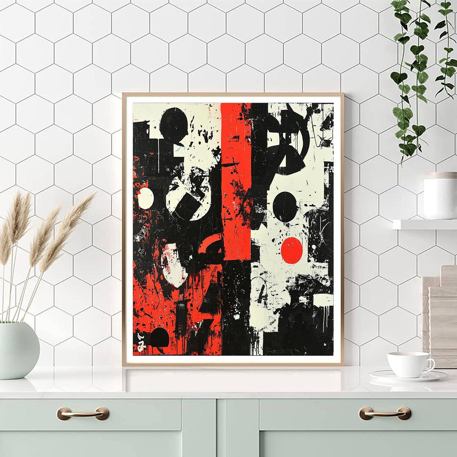 Banksy Inspired Fragmented Ideologies  Paint By Color