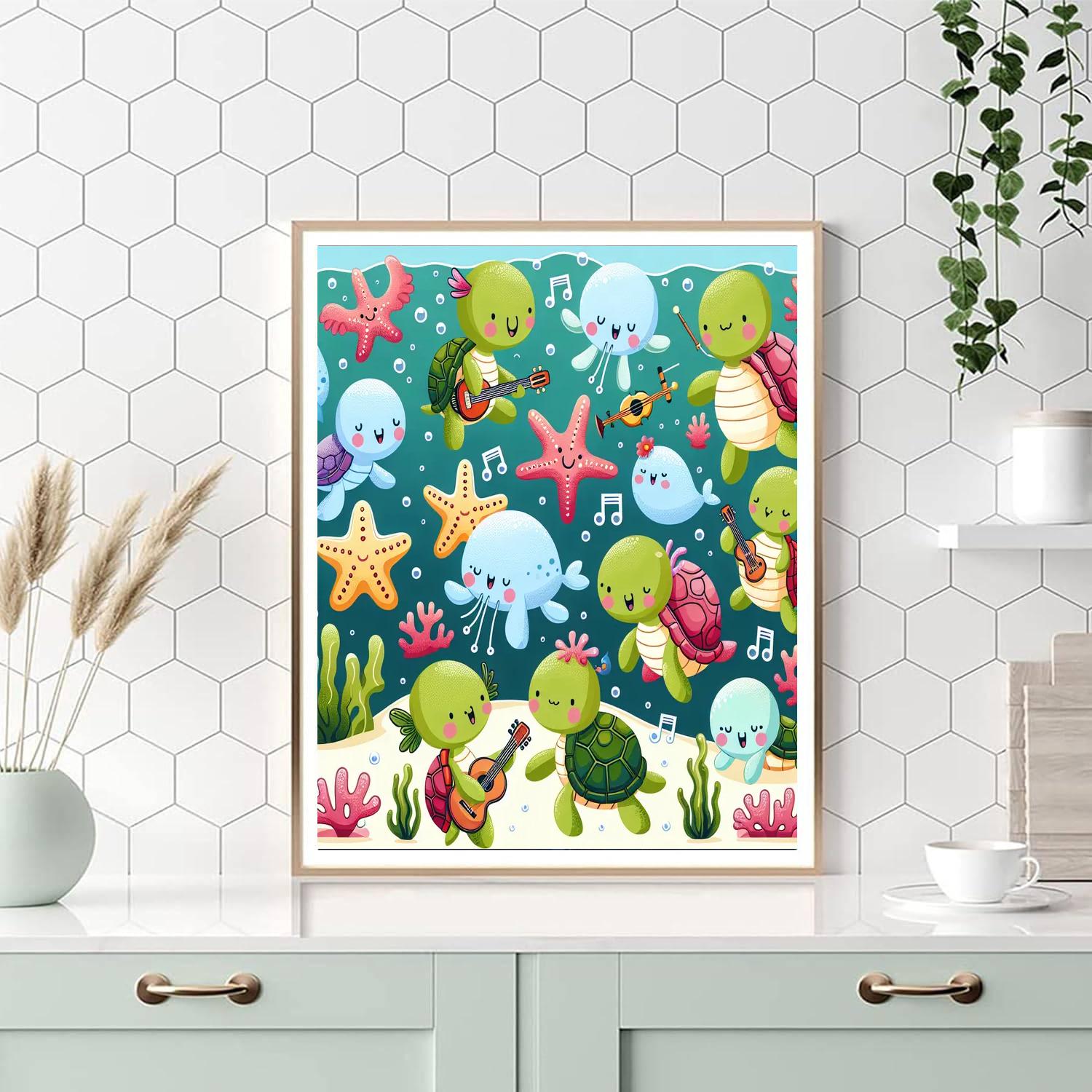 Oceanic Orchestra Painting By Numbers Kit